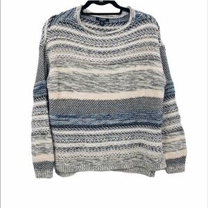 Champs women’s gray‎ and blue knit sweater Small
